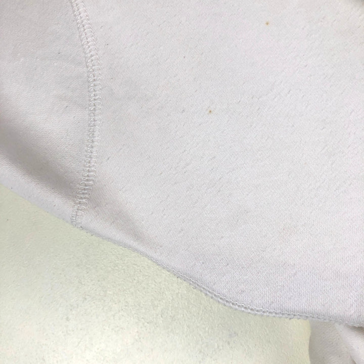 Nike Sweat Pullover Hoodie Men's XXL cotton pale white type Vintage Second Hand