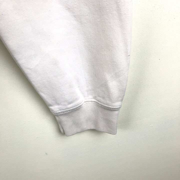 Nike Sweat Pullover Hoodie Men's XXL cotton pale white type Vintage Second Hand