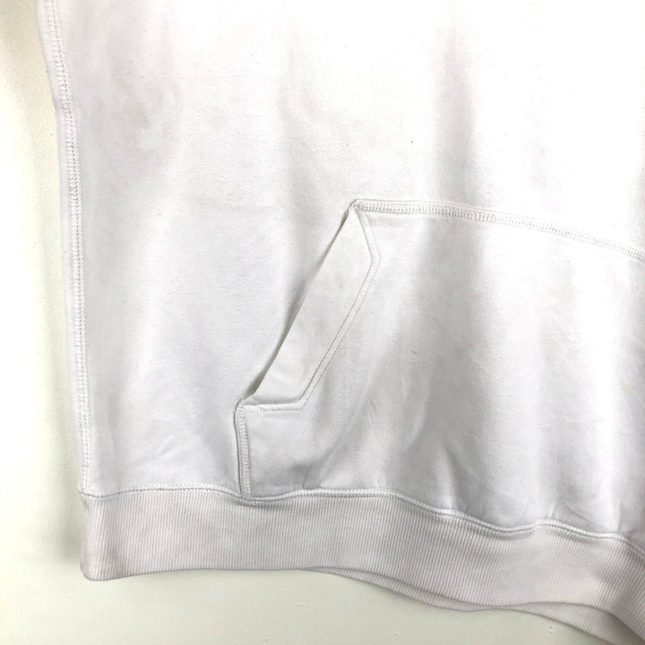 Nike Sweat Pullover Hoodie Men's XXL cotton pale white type Vintage Second Hand