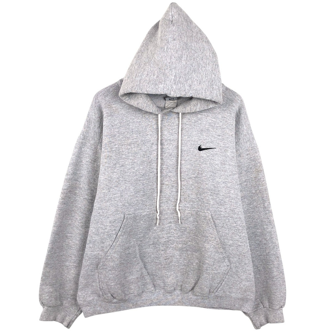 Vintage 90'S Nike pullover sweatshirt, made in the USA, size L, men's cotton gray type Vintage Second Hand