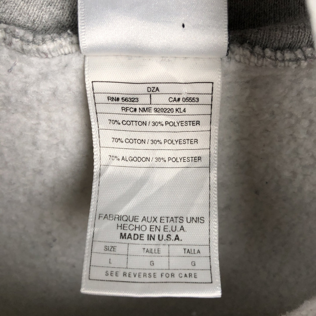 Vintage 90'S Nike pullover sweatshirt, made in the USA, size L, men's cotton gray type Vintage Second Hand