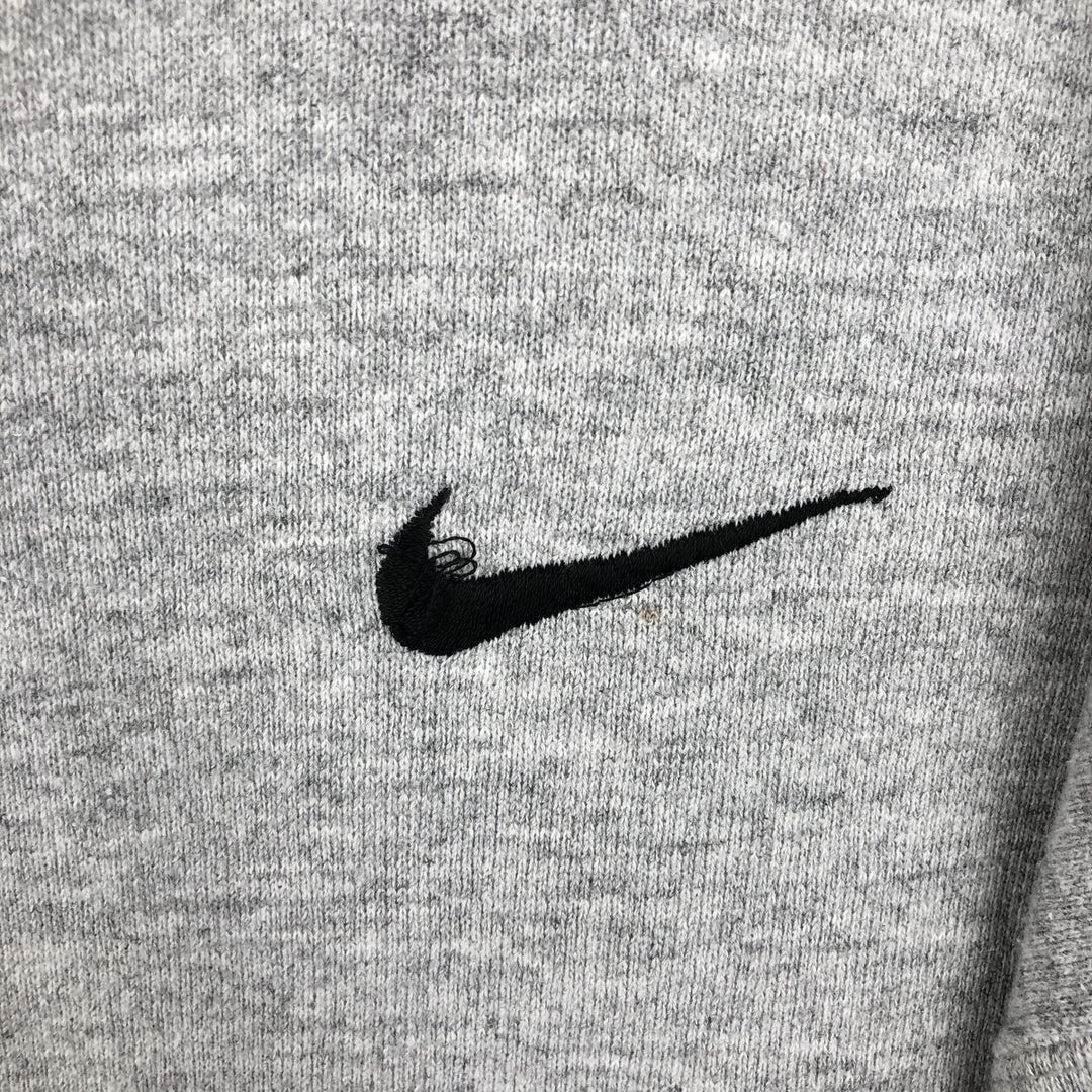 Vintage 90'S Nike pullover sweatshirt, made in the USA, size L, men's cotton gray type Vintage Second Hand
