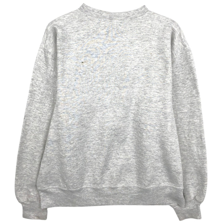 90'S Russell College Sweatshirt, Made in USA, Men's L, Vintage cotton gray type Vintage Second Hand