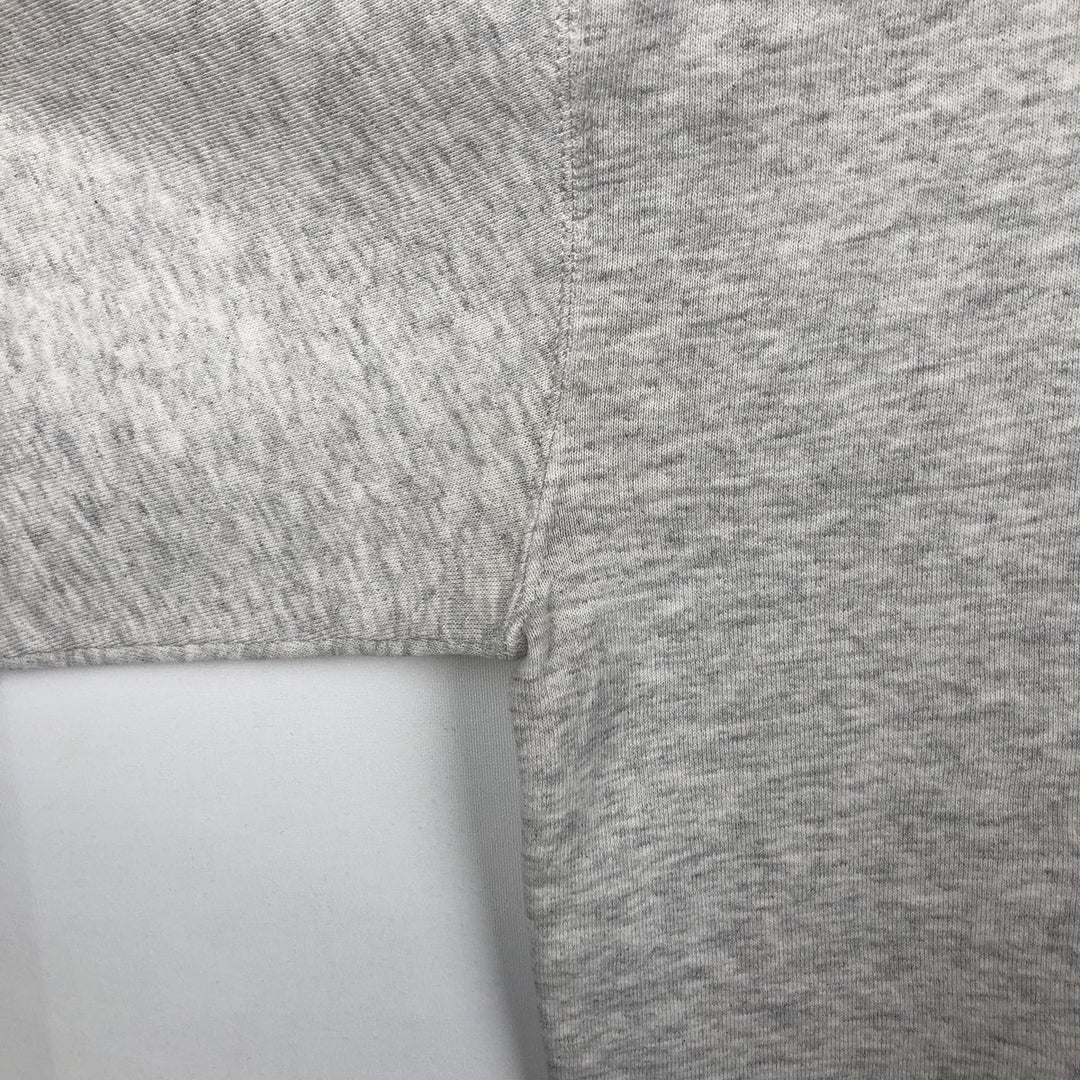 90'S Russell College Sweatshirt, Made in USA, Men's L, Vintage cotton gray type Vintage Second Hand