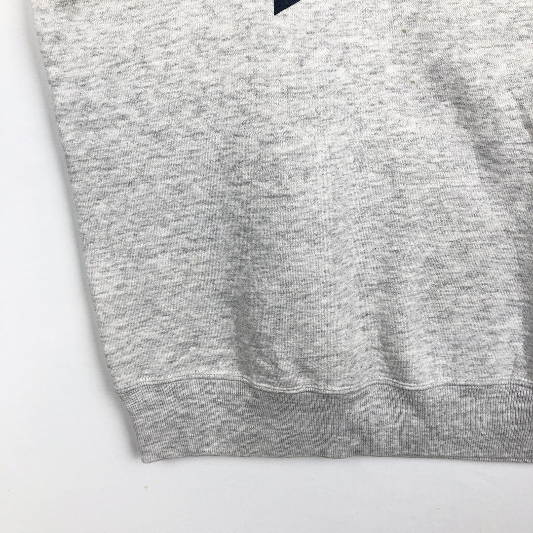 90'S Russell College Sweatshirt, Made in USA, Men's L, Vintage cotton gray type Vintage Second Hand