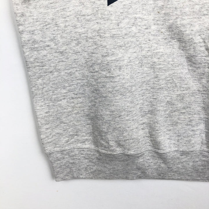 90'S Russell College Sweatshirt, Made in USA, Men's L, Vintage cotton gray type Vintage Second Hand