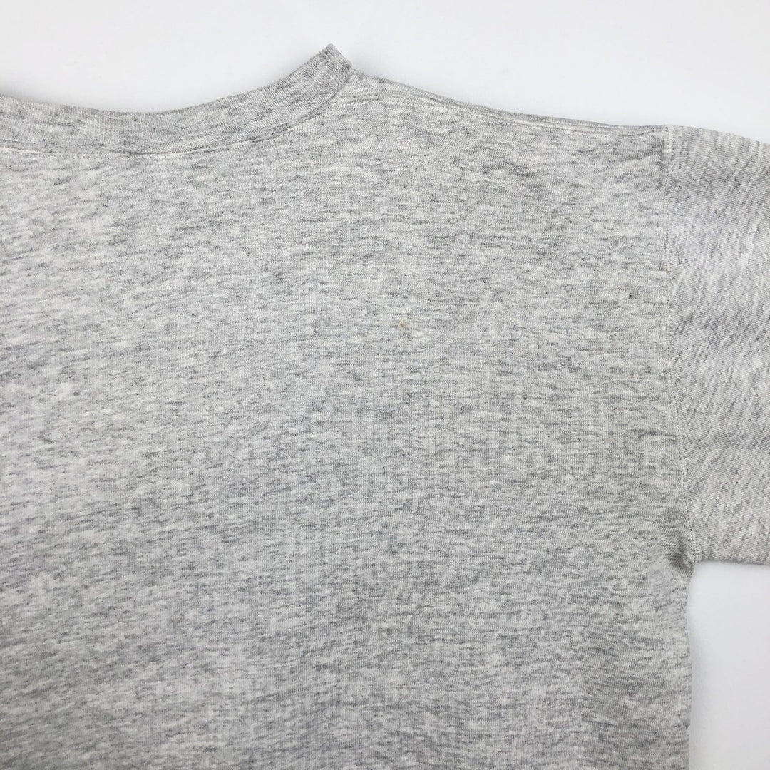 90'S Russell College Sweatshirt, Made in USA, Men's L, Vintage cotton gray type Vintage Second Hand