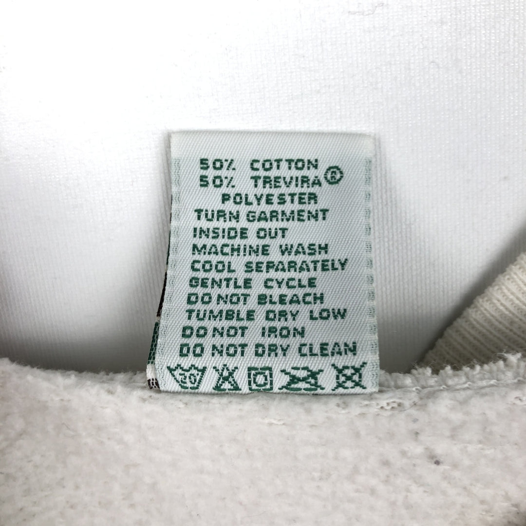 90'S GALT SAND College Sweatshirt, Made in USA, Men's Size M (approx.), Vintage cotton pale white type Vintage Second Hand