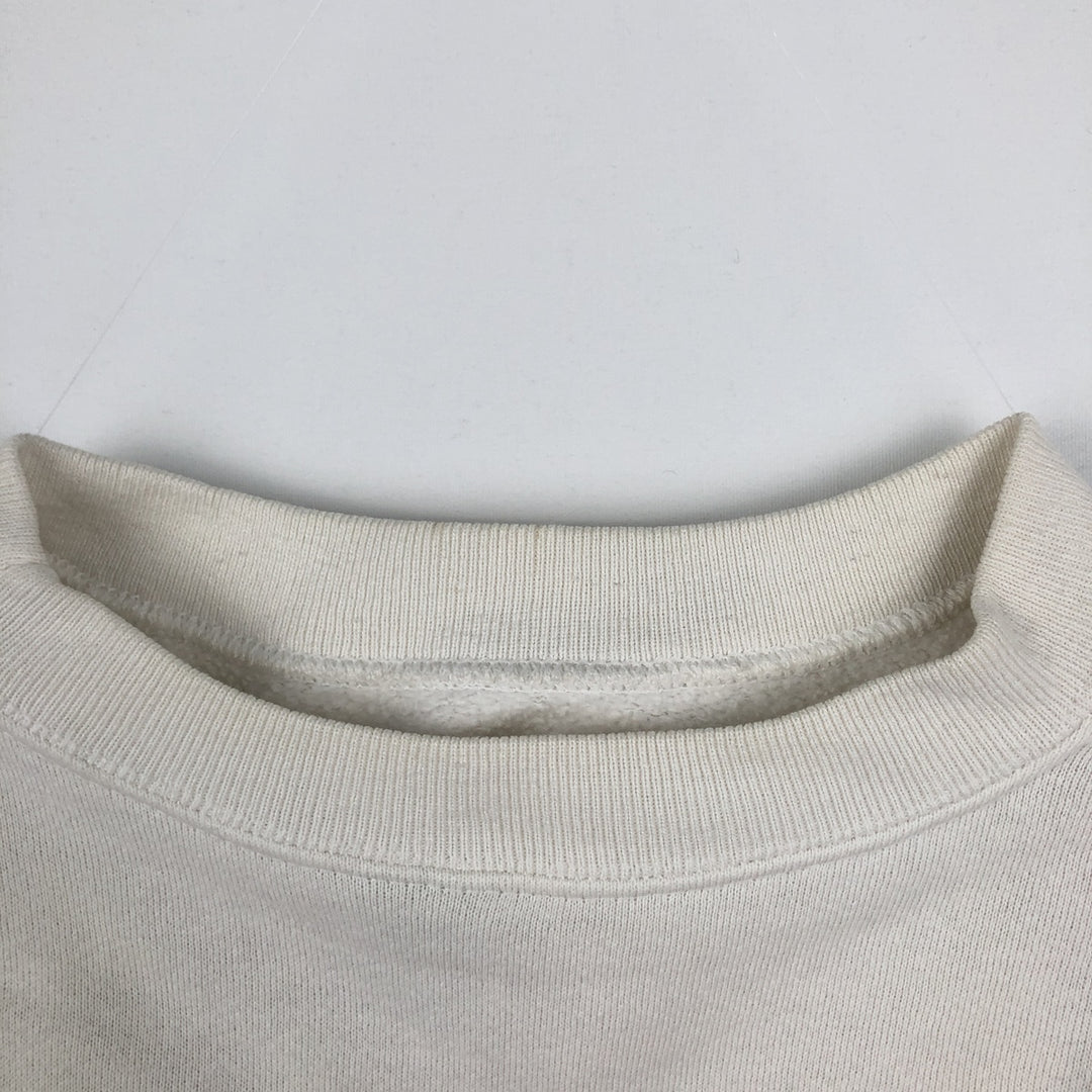 90'S GALT SAND College Sweatshirt, Made in USA, Men's Size M (approx.), Vintage cotton pale white type Vintage Second Hand