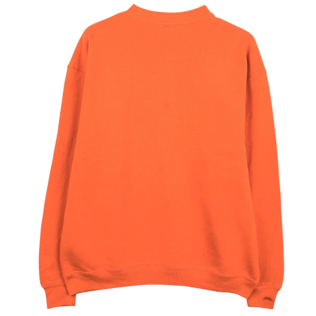 90'S Russell College Sweatshirt, Made in USA, Men's XL, Vintage cotton orange type Vintage Second Hand