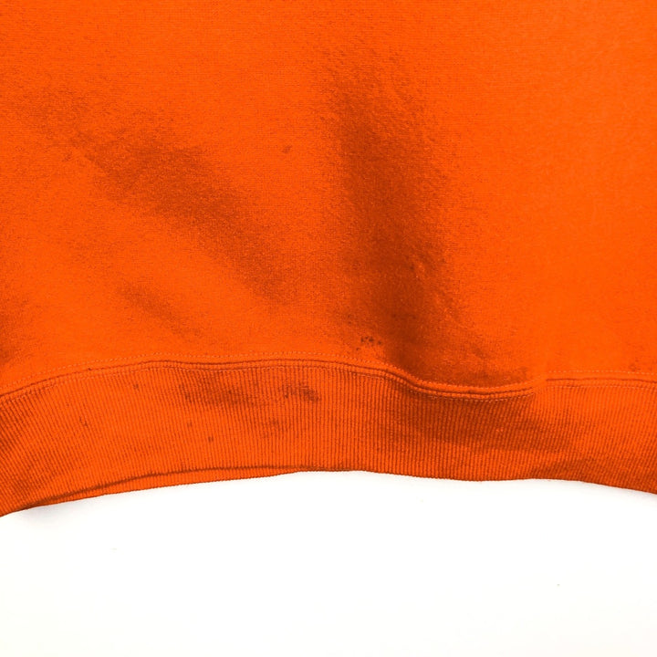 90'S Russell College Sweatshirt, Made in USA, Men's XL, Vintage cotton orange type Vintage Second Hand