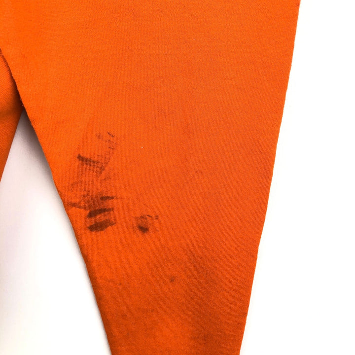 90'S Russell College Sweatshirt, Made in USA, Men's XL, Vintage cotton orange type Vintage Second Hand
