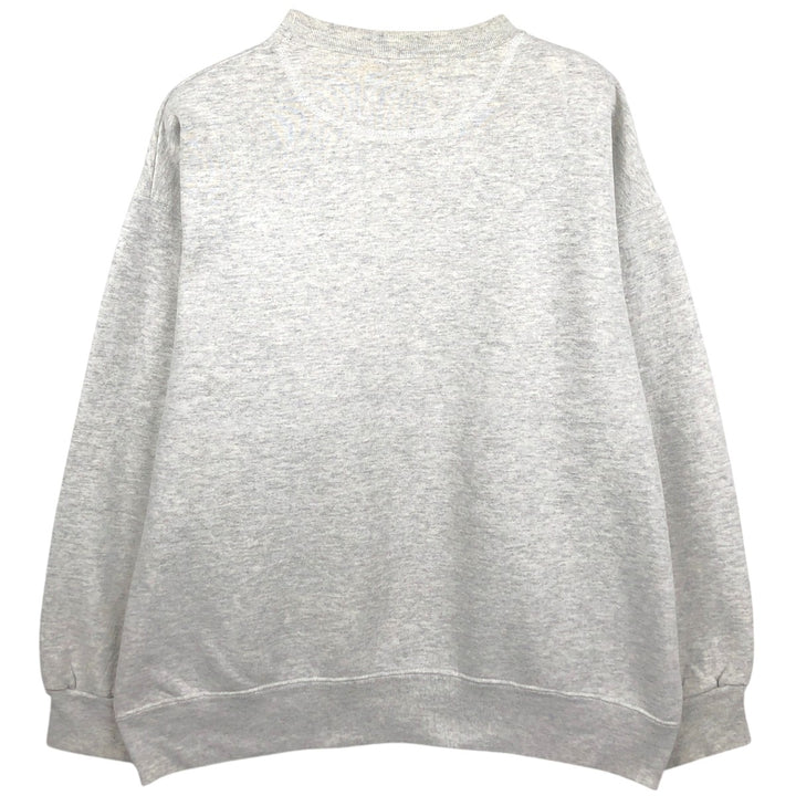 90'S The Cotton Exchange College Sweatshirt, Made in USA, Men's XL equivalent, Vintage cotton gray type Vintage Second Hand