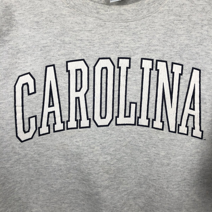 90'S The Cotton Exchange College Sweatshirt, Made in USA, Men's XL equivalent, Vintage cotton gray type Vintage Second Hand