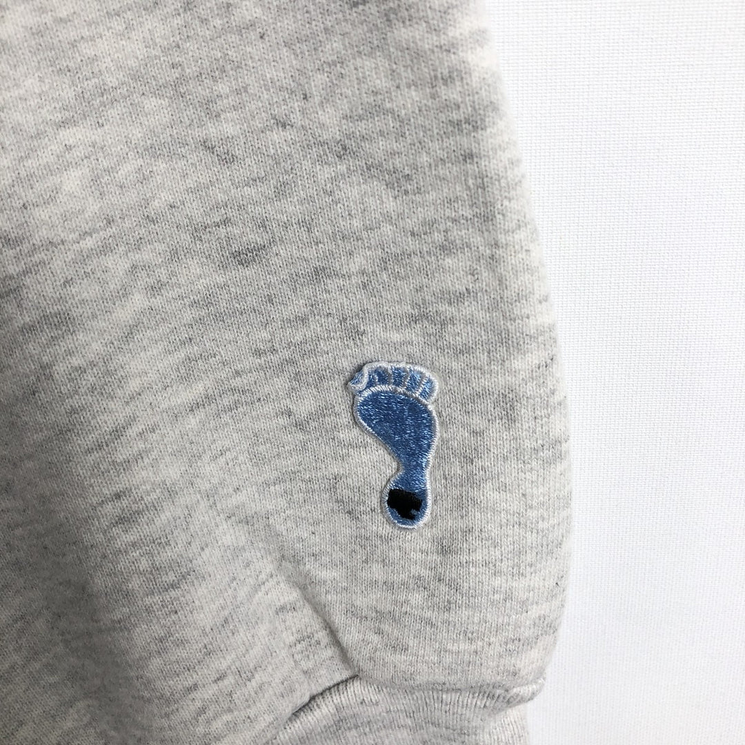 90'S The Cotton Exchange College Sweatshirt, Made in USA, Men's XL equivalent, Vintage cotton gray type Vintage Second Hand