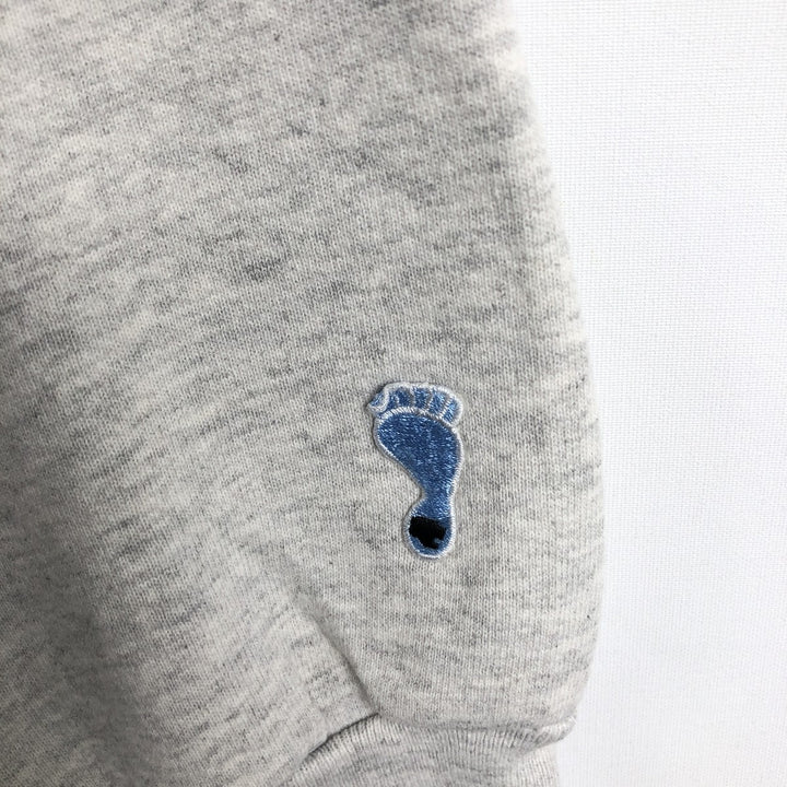 90'S The Cotton Exchange College Sweatshirt, Made in USA, Men's XL equivalent, Vintage cotton gray type Vintage Second Hand