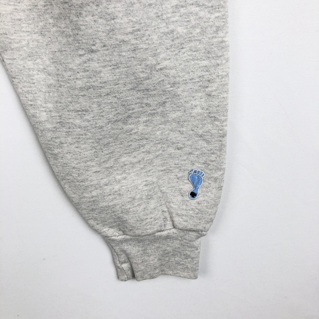 90'S The Cotton Exchange College Sweatshirt, Made in USA, Men's XL equivalent, Vintage cotton gray type Vintage Second Hand