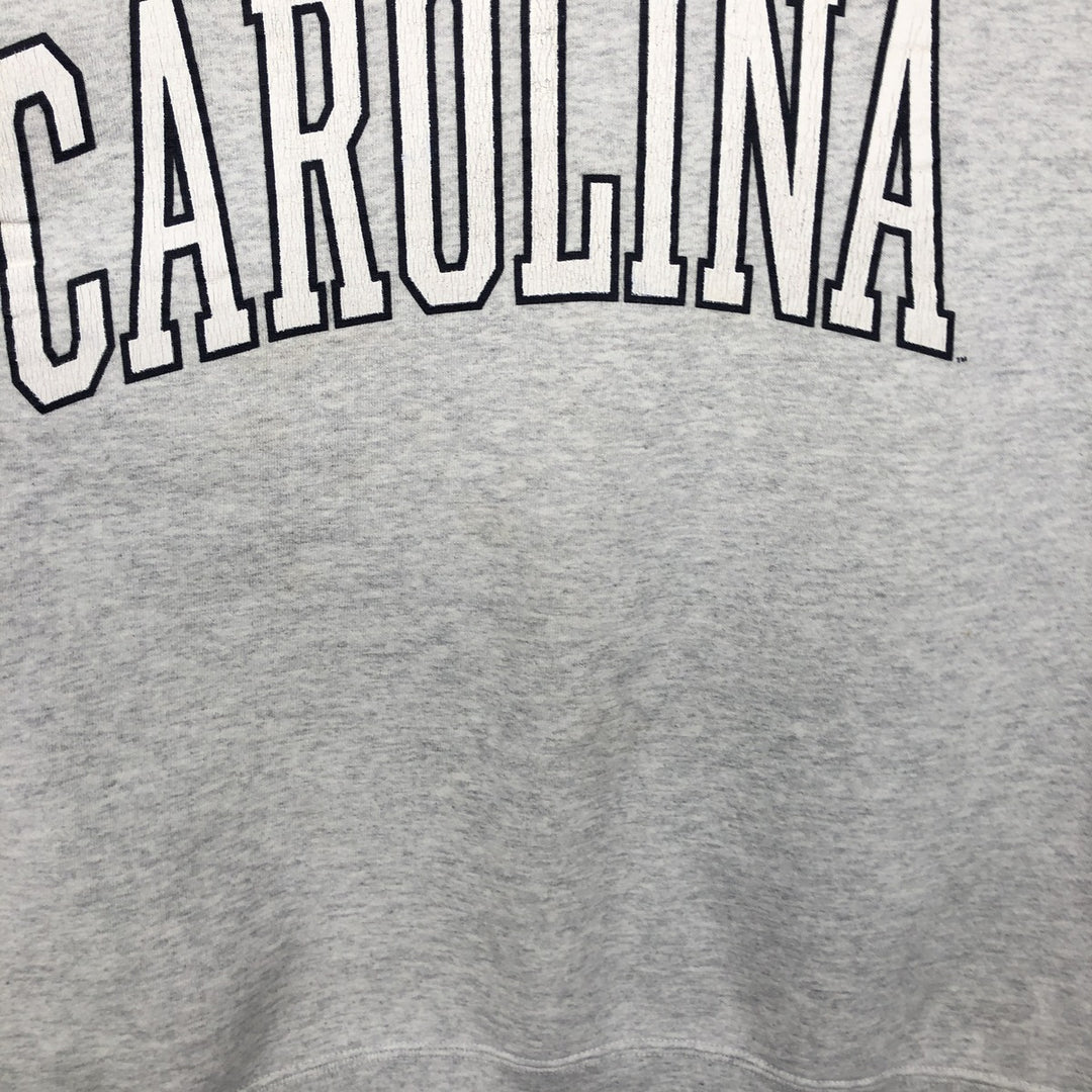 90'S The Cotton Exchange College Sweatshirt, Made in USA, Men's XL equivalent, Vintage cotton gray type Vintage Second Hand