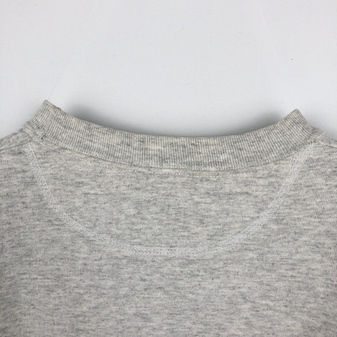 90'S The Cotton Exchange College Sweatshirt, Made in USA, Men's XL equivalent, Vintage cotton gray type Vintage Second Hand
