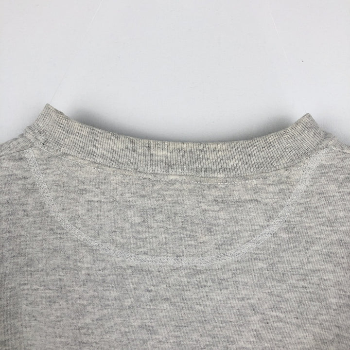 90'S The Cotton Exchange College Sweatshirt, Made in USA, Men's XL equivalent, Vintage cotton gray type Vintage Second Hand