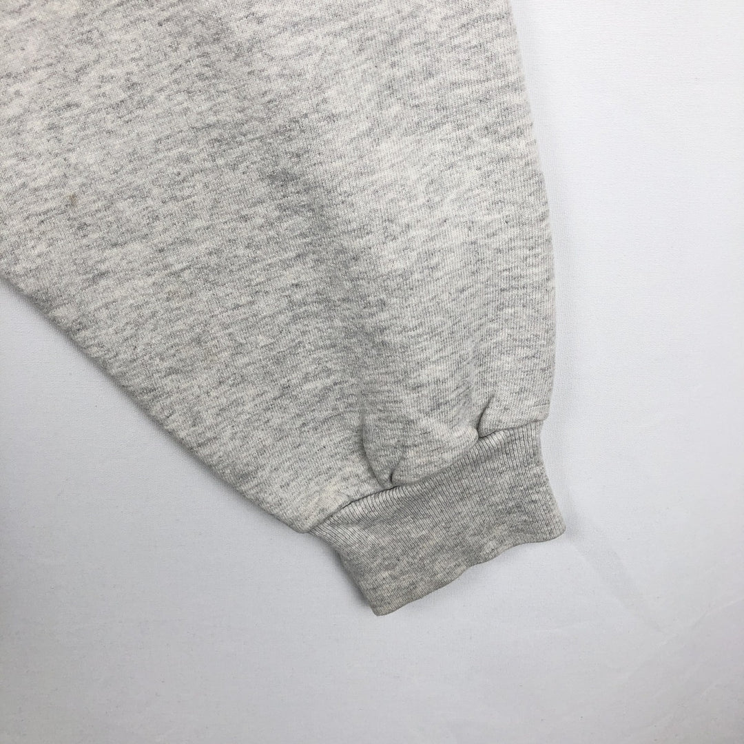90'S The Cotton Exchange College Sweatshirt, Made in USA, Men's XL equivalent, Vintage cotton gray type Vintage Second Hand