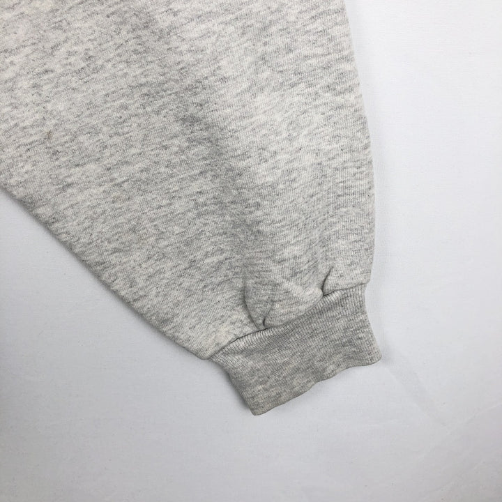 90'S The Cotton Exchange College Sweatshirt, Made in USA, Men's XL equivalent, Vintage cotton gray type Vintage Second Hand