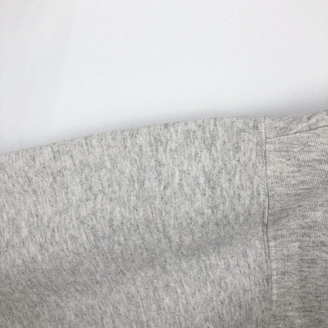 90'S The Cotton Exchange College Sweatshirt, Made in USA, Men's XL equivalent, Vintage cotton gray type Vintage Second Hand