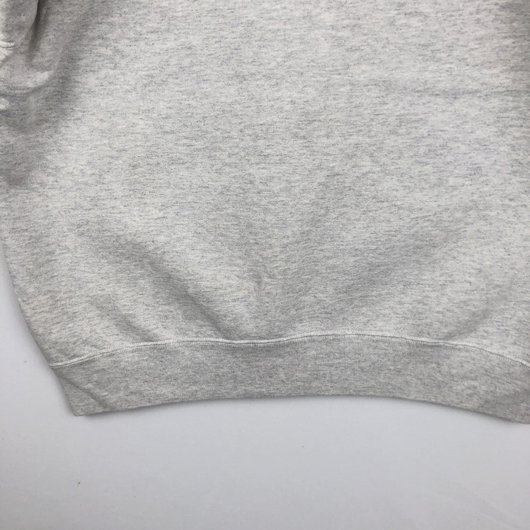 90'S The Cotton Exchange College Sweatshirt, Made in USA, Men's XL equivalent, Vintage cotton gray type Vintage Second Hand