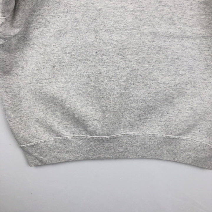 90'S The Cotton Exchange College Sweatshirt, Made in USA, Men's XL equivalent, Vintage cotton gray type Vintage Second Hand
