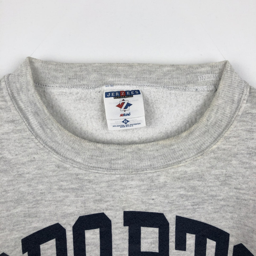 90'S Jerzees SPORTS ILLUSTRATED Print Sweatshirt, Made in USA, Men's XL equivalent, Vintage cotton gray type Vintage Second Hand
