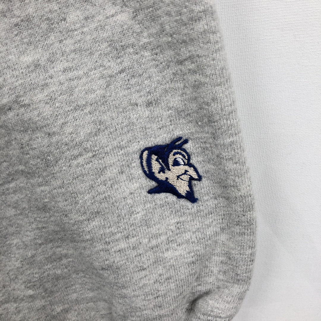 90'S The Cotton Exchange College Sweatshirt, Made in USA, Men's XL equivalent, Vintage cotton gray type Vintage Second Hand