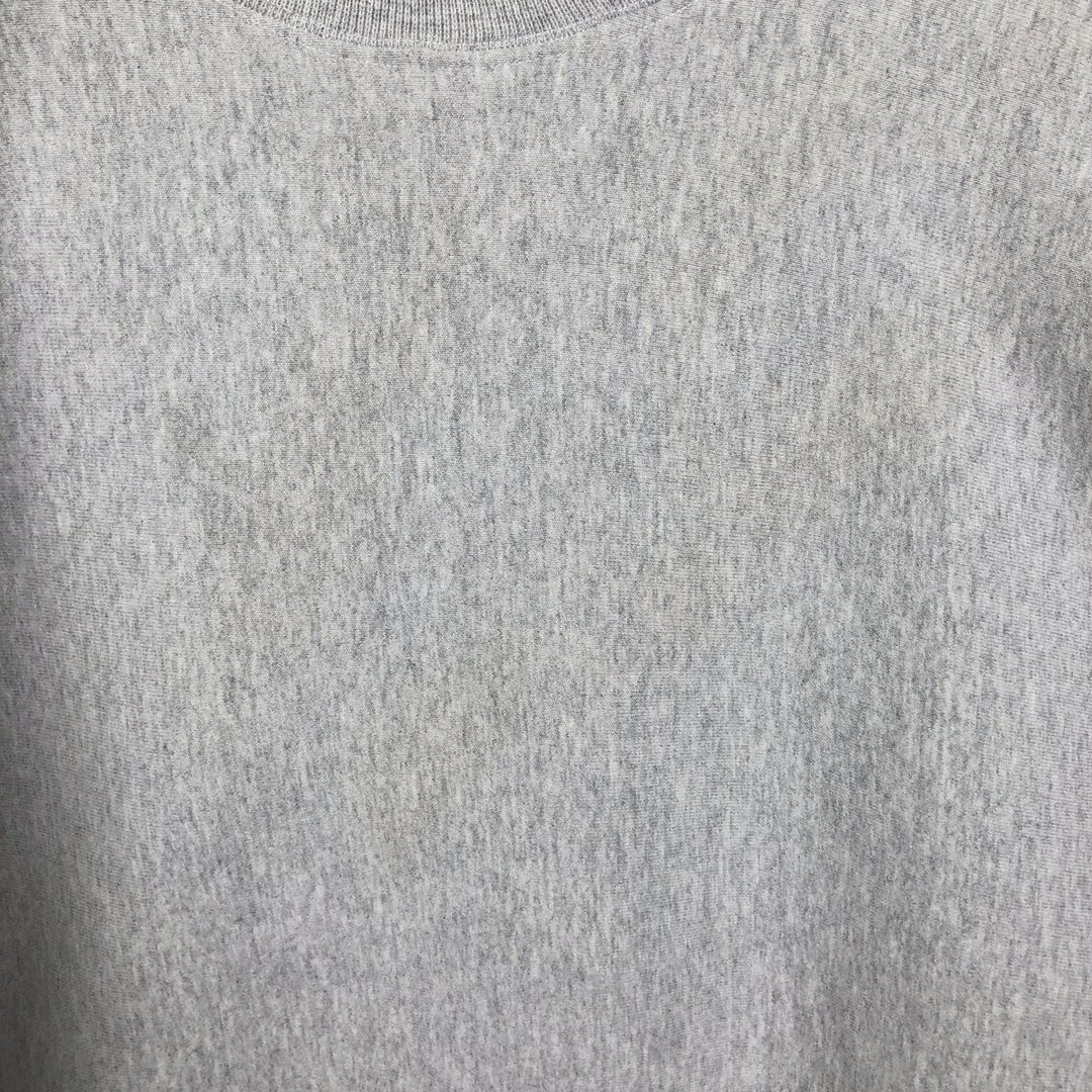 90'S The Cotton Exchange College Sweatshirt, Made in USA, Men's XL equivalent, Vintage cotton gray type Vintage Second Hand