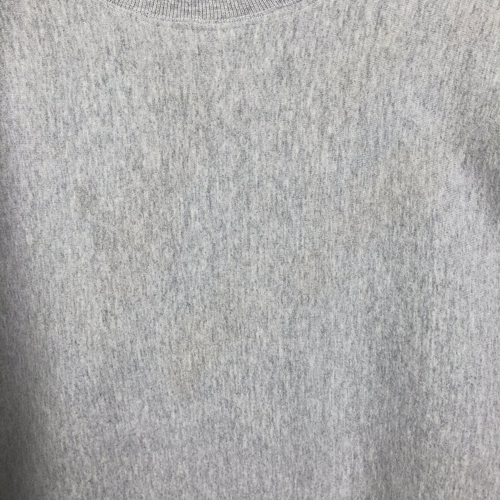 90'S The Cotton Exchange College Sweatshirt, Made in USA, Men's XL equivalent, Vintage cotton gray type Vintage Second Hand