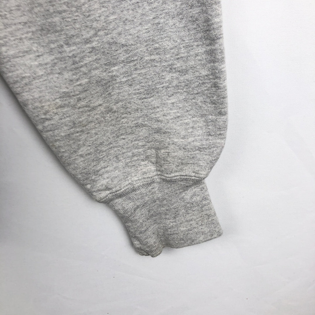 90'S The Cotton Exchange College Sweatshirt, Made in USA, Men's XL equivalent, Vintage cotton gray type Vintage Second Hand