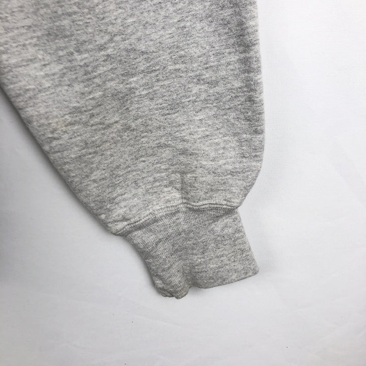 90'S The Cotton Exchange College Sweatshirt, Made in USA, Men's XL equivalent, Vintage cotton gray type Vintage Second Hand