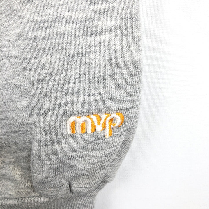 80s-90'S MVP College Sweatshirt, Made in USA, Men's Size L (Equivalent), Vintage cotton gray type Vintage Second Hand