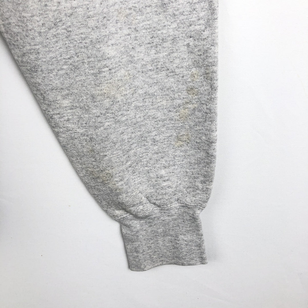 90'S Lee College Sweatshirt, Made in USA, Men's L, Vintage cotton gray type Vintage Second Hand