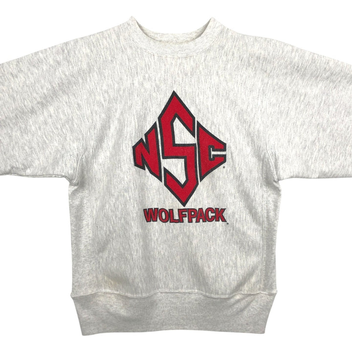 90'S RUGGED SWEATS College Sweatshirt, Made in USA, Men's Size M (Equivalent), Vintage unclear gray type Vintage Second Hand