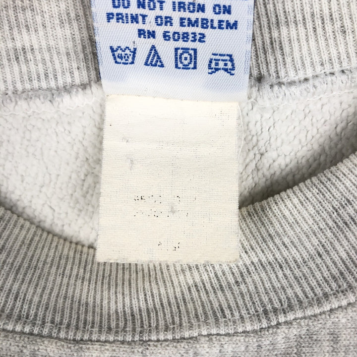 90'S RUGGED SWEATS College Sweatshirt, Made in USA, Men's Size M (Equivalent), Vintage unclear gray type Vintage Second Hand