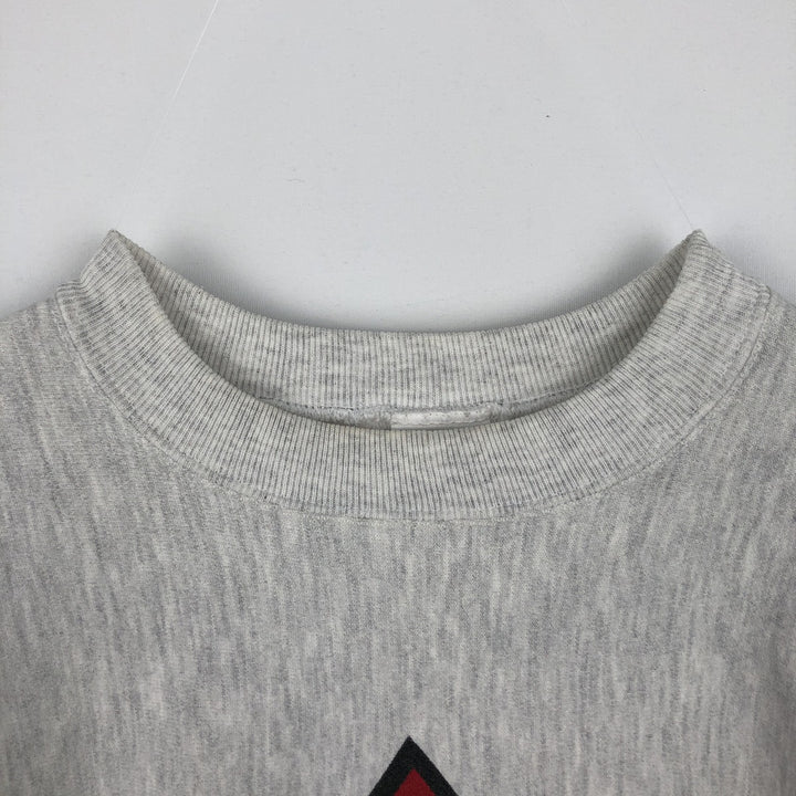 90'S RUGGED SWEATS College Sweatshirt, Made in USA, Men's Size M (Equivalent), Vintage unclear gray type Vintage Second Hand