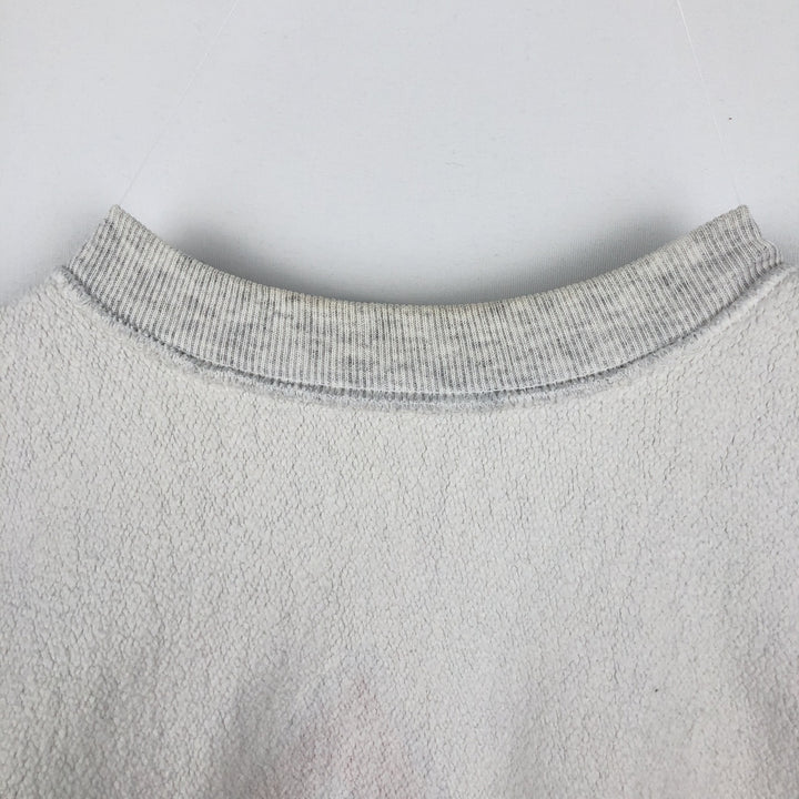 90'S RUGGED SWEATS College Sweatshirt, Made in USA, Men's Size M (Equivalent), Vintage unclear gray type Vintage Second Hand