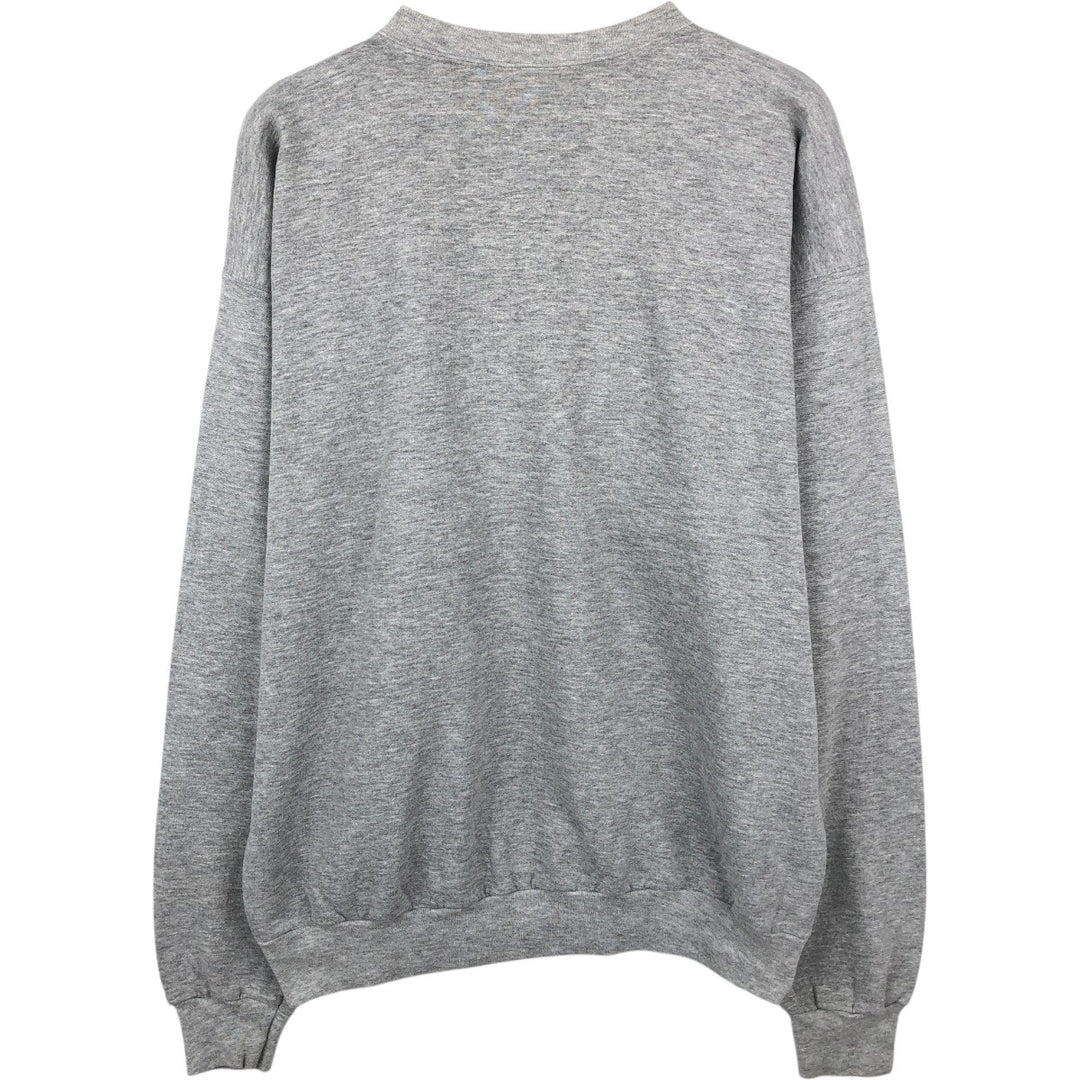 Hanes PLANET HOLLYWOOD Advertising Sweatshirt, Men's Size L (approx.) cotton gray type Vintage Second Hand