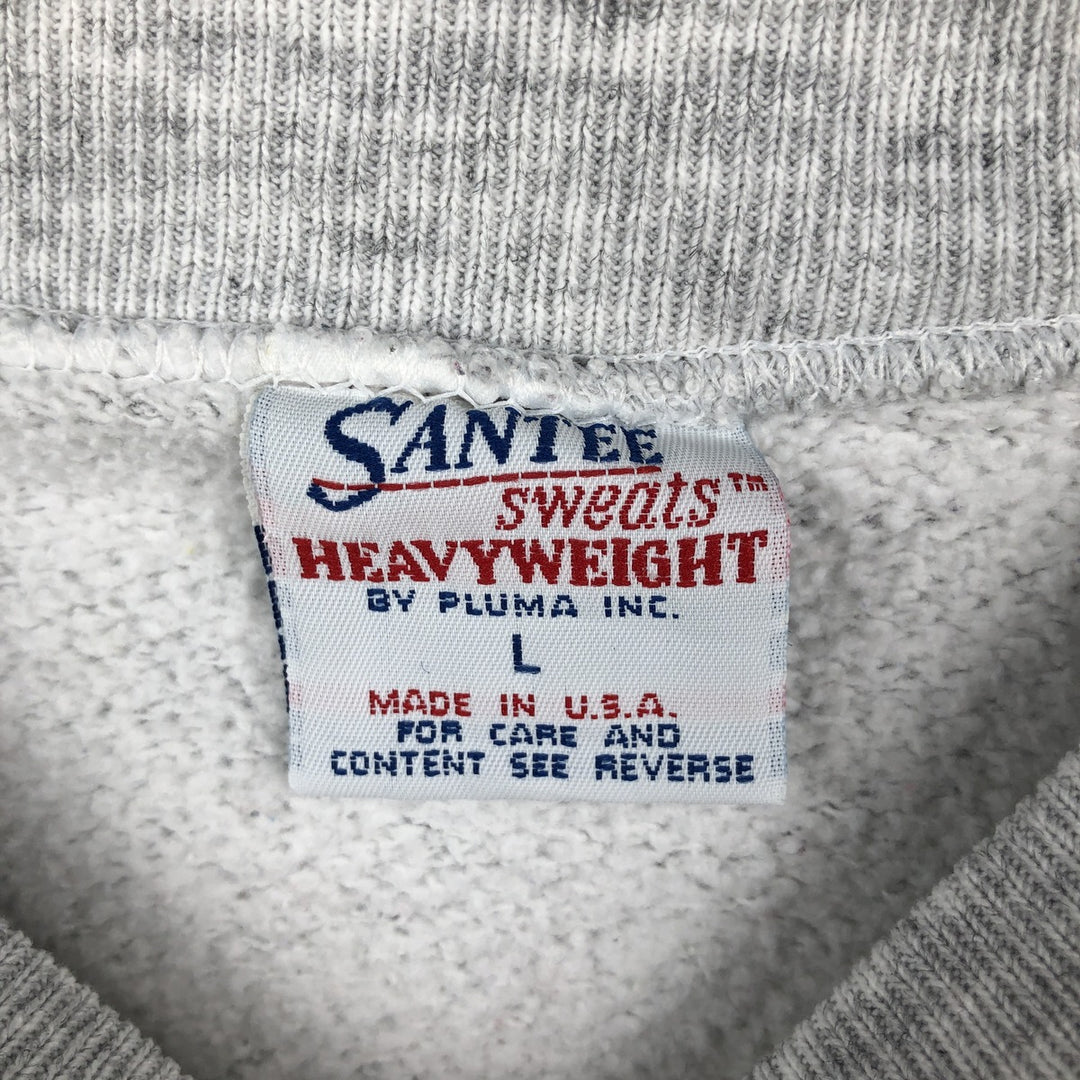 SANTEE SWEATS HARD ROCK CAFE Advertising Sweatshirt, Made in USA, Men's Size L (approx.) polyester gray type Vintage Second Hand