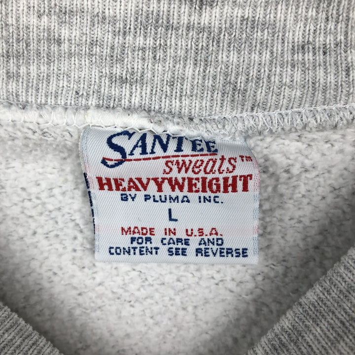 SANTEE SWEATS HARD ROCK CAFE Advertising Sweatshirt, Made in USA, Men's Size L (approx.) polyester gray type Vintage Second Hand