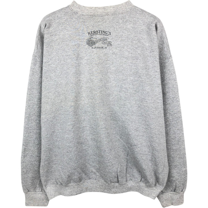 2000'S Harley-Davidson Advertising Sweatshirt, Men's XL unclear gray type Vintage Second Hand