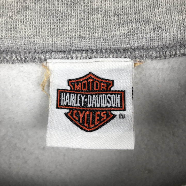 2000'S Harley-Davidson Advertising Sweatshirt, Men's XL unclear gray type Vintage Second Hand