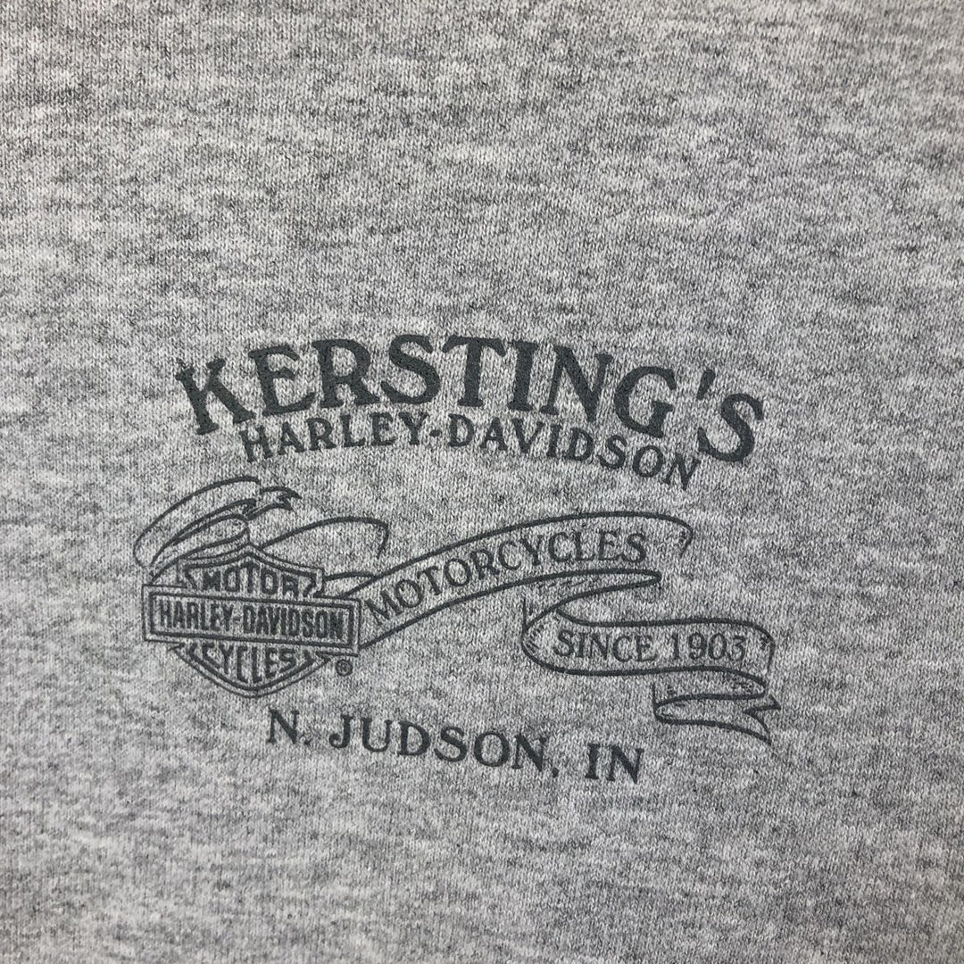 2000'S Harley-Davidson Advertising Sweatshirt, Men's XL unclear gray type Vintage Second Hand