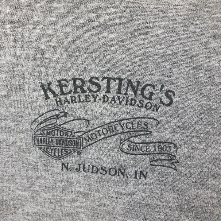 2000'S Harley-Davidson Advertising Sweatshirt, Men's XL unclear gray type Vintage Second Hand