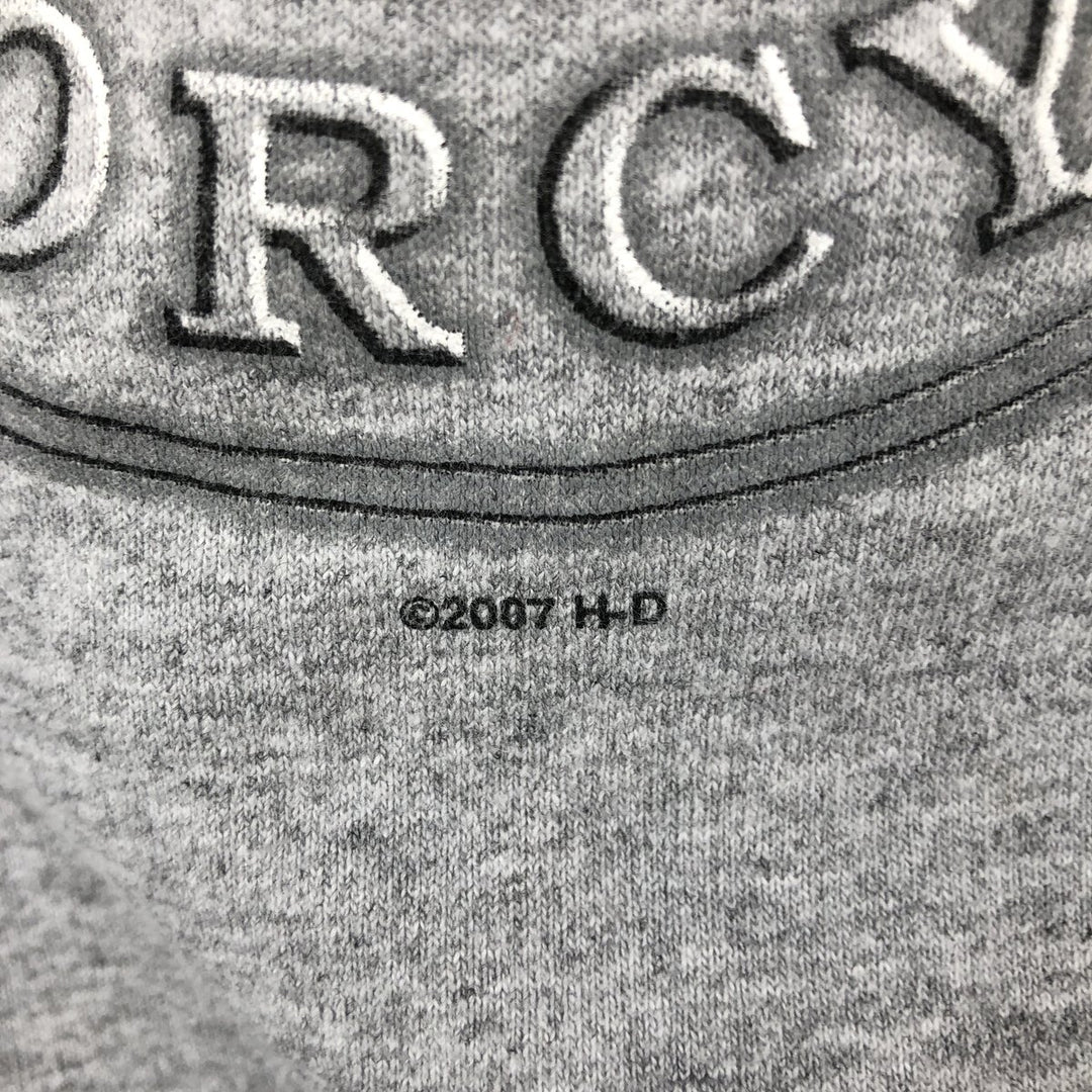 2000'S Harley-Davidson Advertising Sweatshirt, Men's XL unclear gray type Vintage Second Hand
