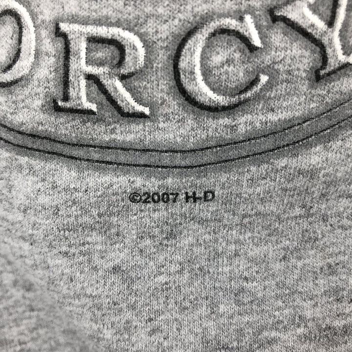 2000'S Harley-Davidson Advertising Sweatshirt, Men's XL unclear gray type Vintage Second Hand